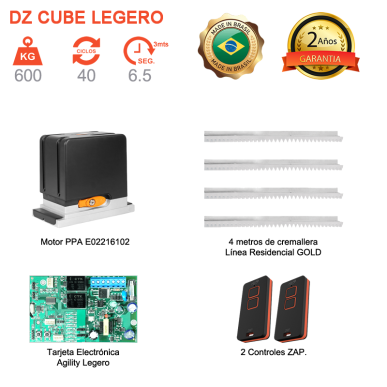 Motor para Puerta Corrediza de 600 KG Legero