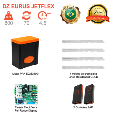 Motor para puerta corrediza de 800 KG Jetflex