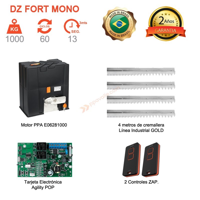 Motor para Puerta Corrediza de 1000 KG Mono