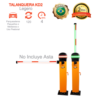 Talanquera PPA KD2 Legero para parqueaderos  Medianos o Pequeños