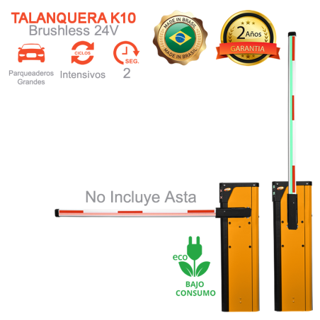 Talanquera PPA K10 24V Para Parqueaderos Grandes y Condominios