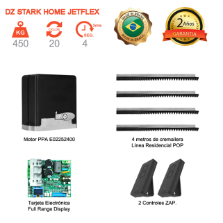 Motor PPA Dz Stark Home 450 Jetflex Para Fincas y Hogares de Bajo Tráfico