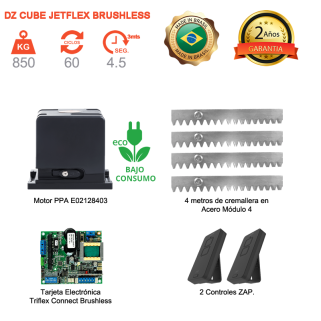 Dz Cube 850 Jetflex Brushless Piñon De Acero