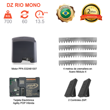 Dz Rio 700 Mono Piñón De Acero