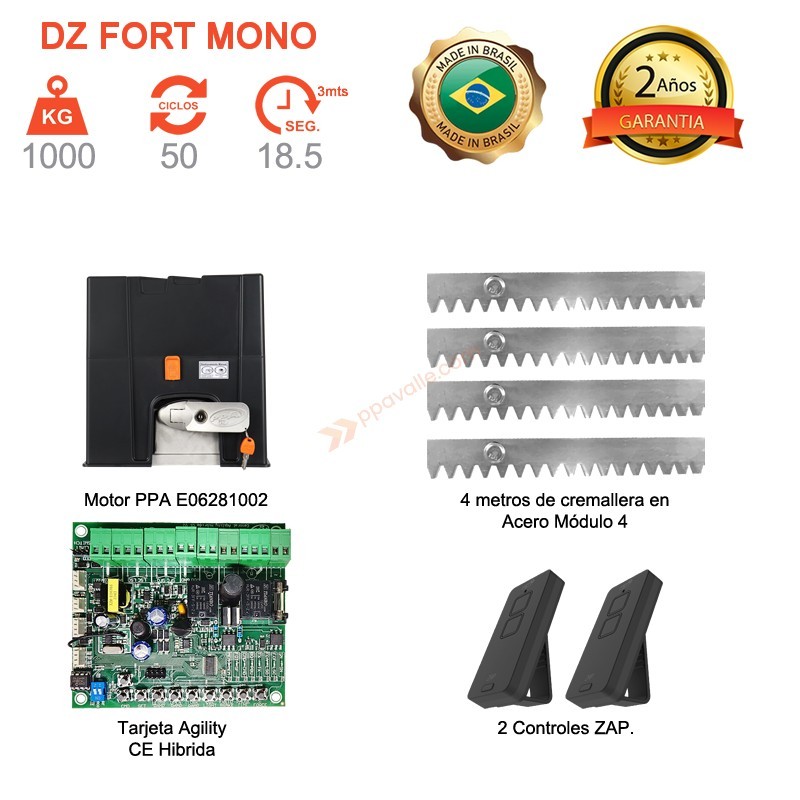 Dz Ind  1000 Mono Piñon De Acero