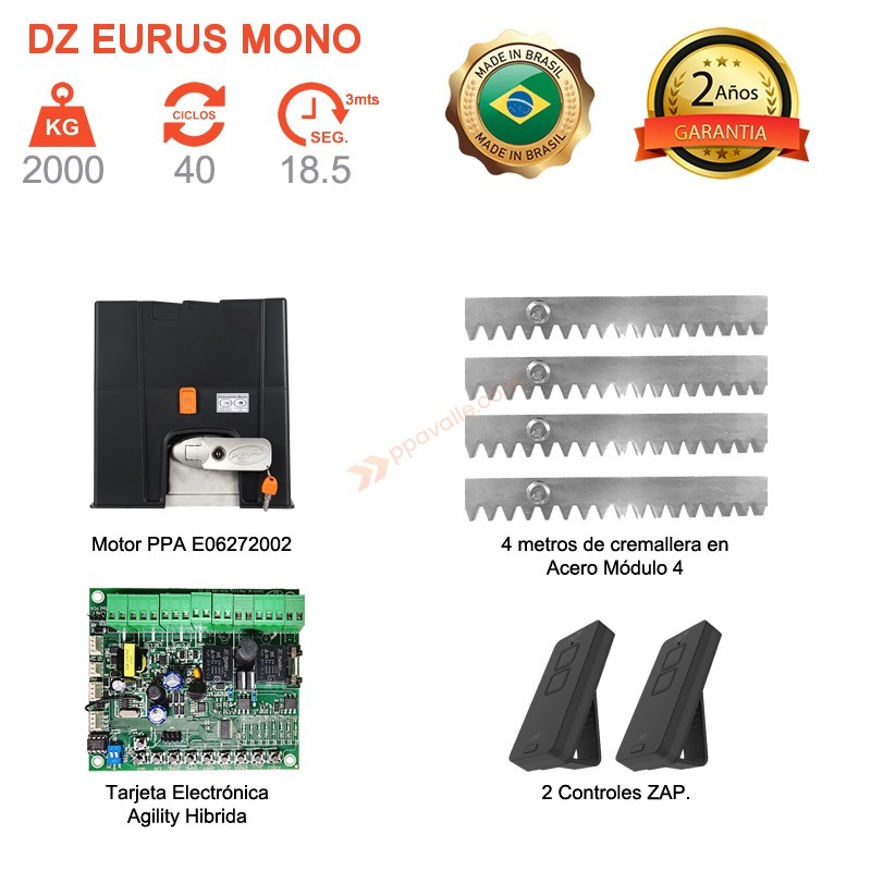 Dz Eurus 2000 Mono Piñon De Acero