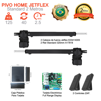 Pivo Home Jetflex Standar 2 Metros (Doble Hoja)