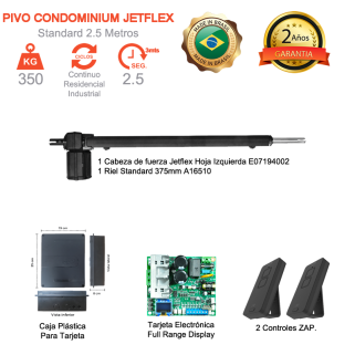 Pivo Condominium Jexflex Standar Izq 2.5 Metros (Una Hoja)