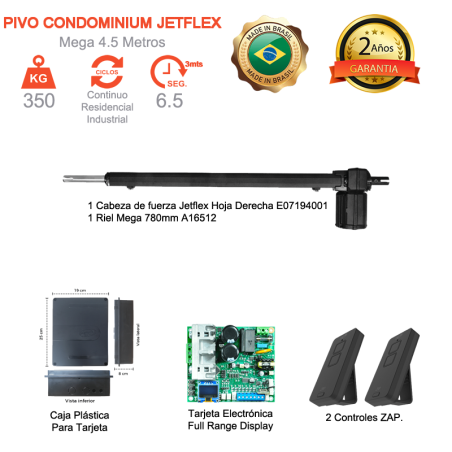 Pivo Condominium Jetflex Mega 4.5 Metros (Una Hoja Derecha)