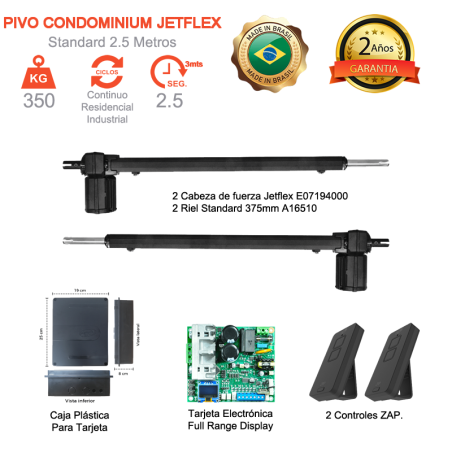 Pivo Condominium Jetflex Standar 2.5 Metros (Doble Hoja)