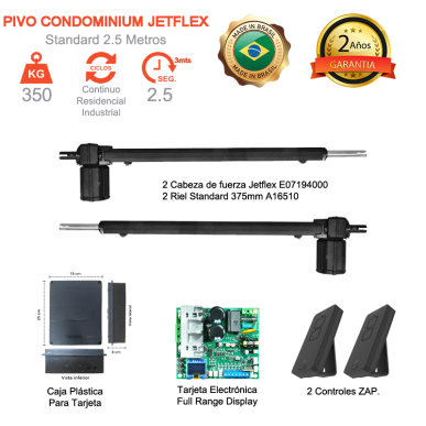 Pivo Condominium Jetflex Standar 2.5 Metros (Doble Hoja)