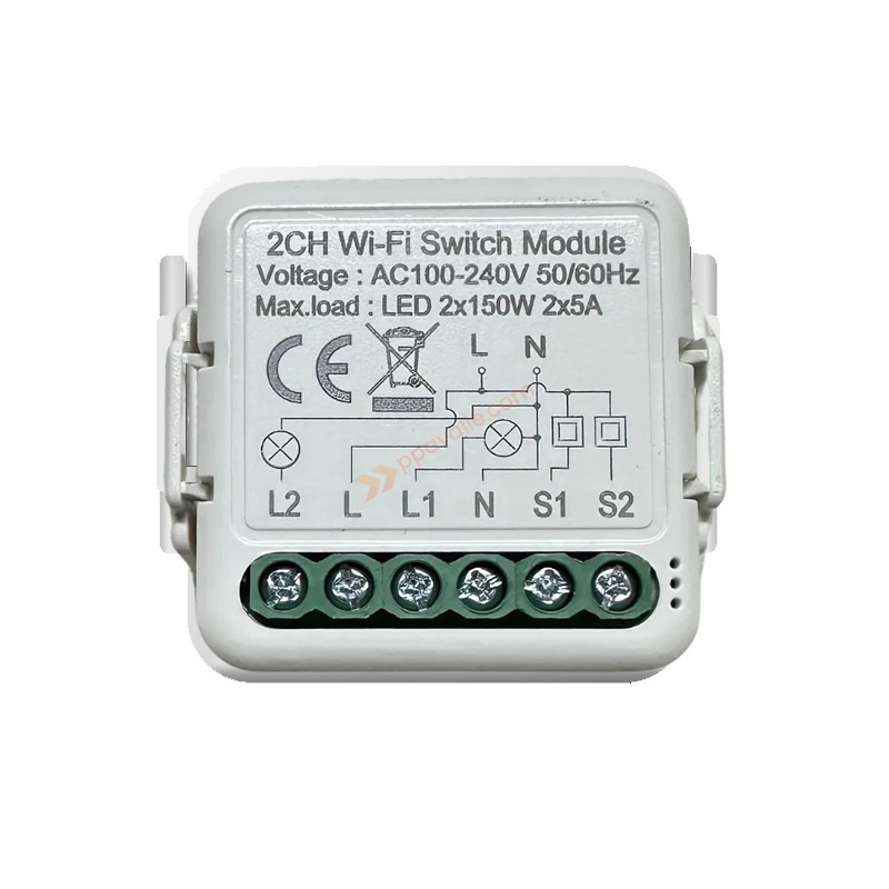 Interruptor 2 canales Smart ON