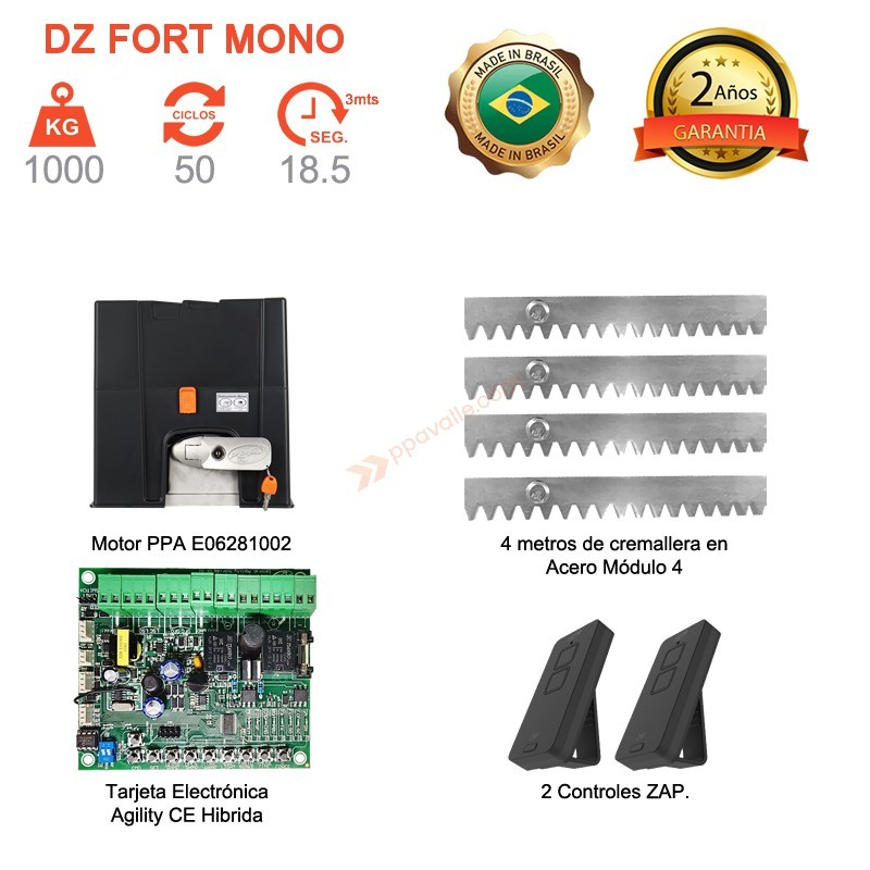 Dz Ind 1000 Mono Piñon De Acero Dz Ind 1000 Mono Piñon De Acero
