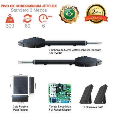 Pivo SK Condominium Jetflex Standar 2 Metros (Doble Hoja)